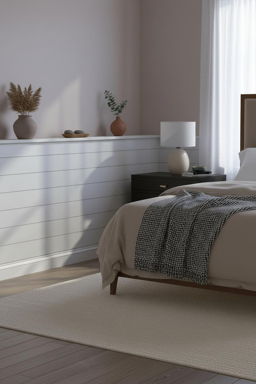 Cozy Bedroom Small Rooms Shiplap Oak