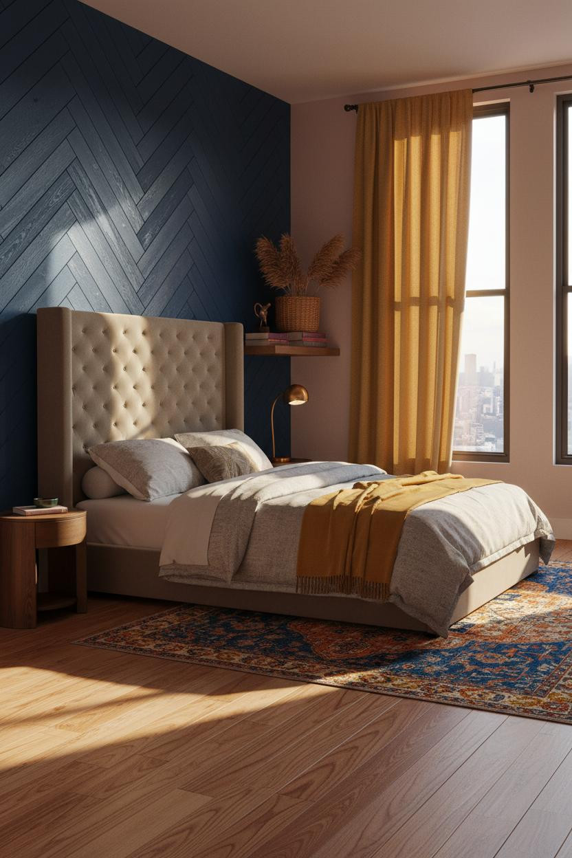 Cozy Colorful Bedroom Jewel Tones Boho