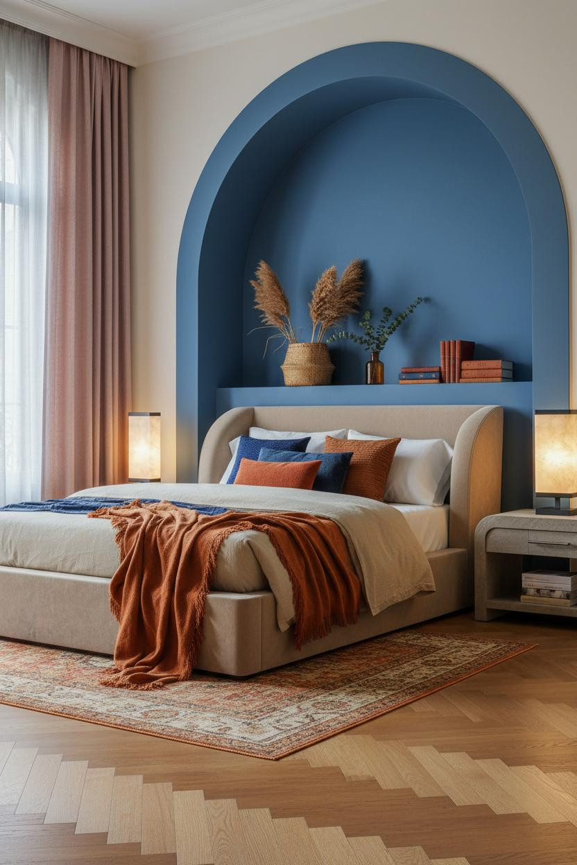 Cozy Colorful Bedroom Jewel Tones Eclectic