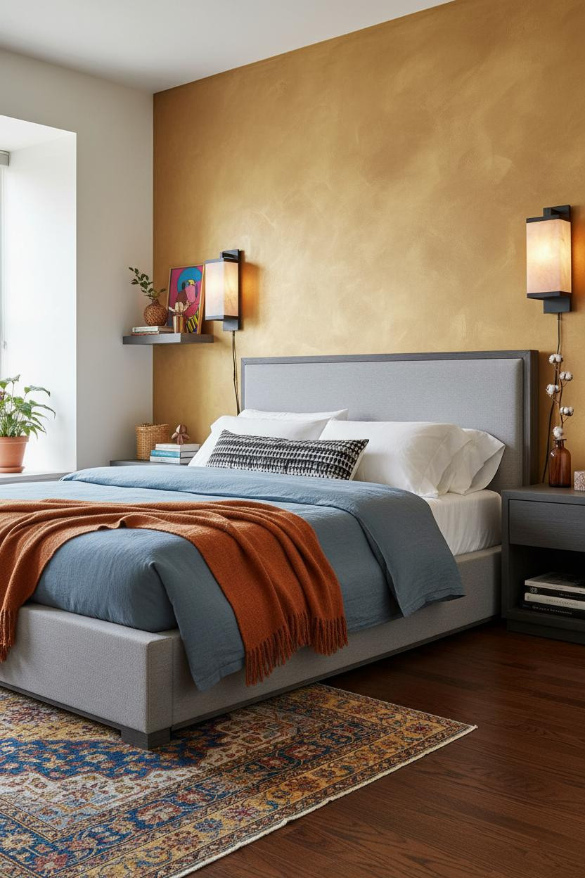 Cozy Colorful Bedroom Maximalist Design