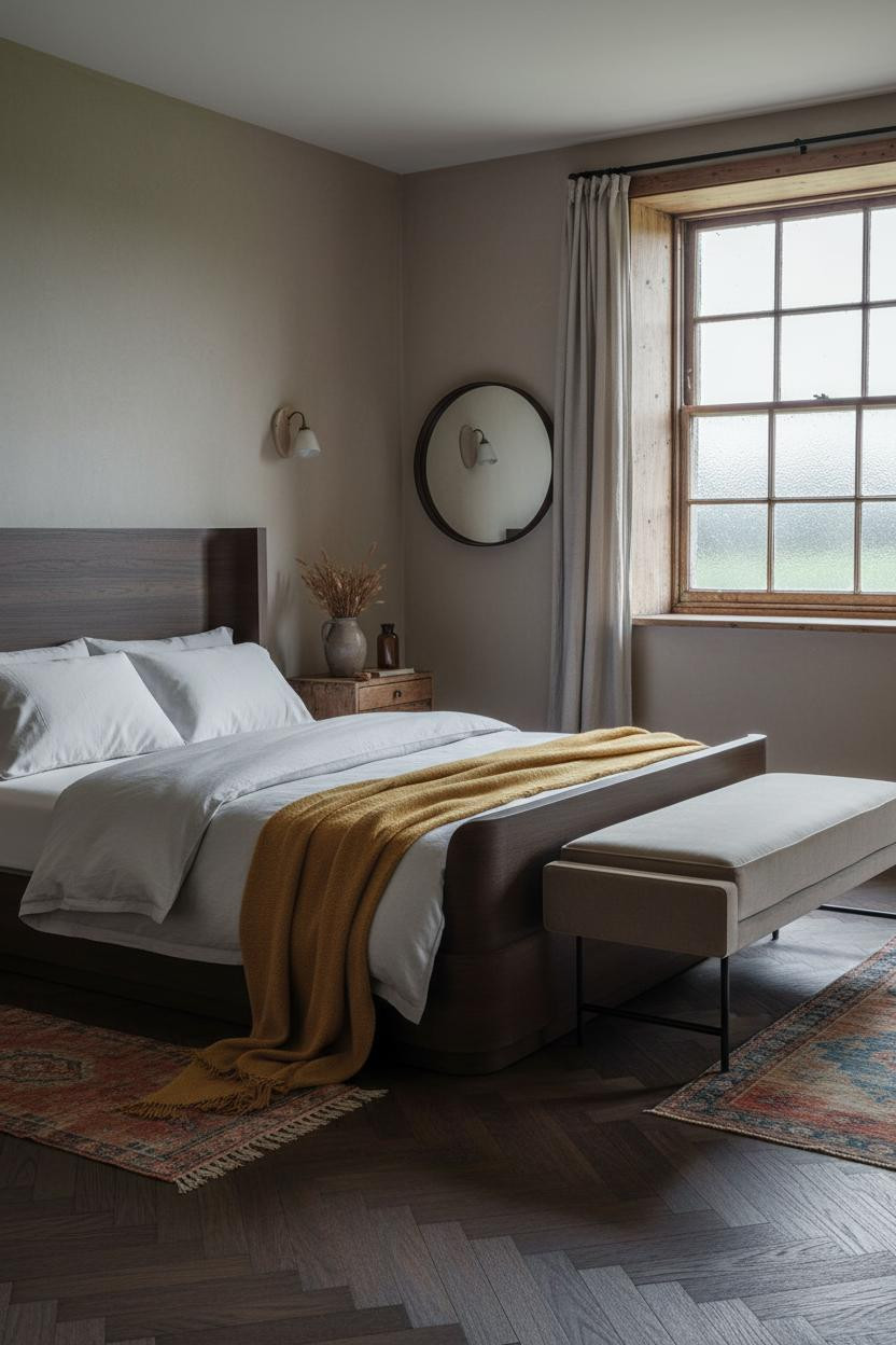 Cozy Cottage Bedroom Georgian English Vintage