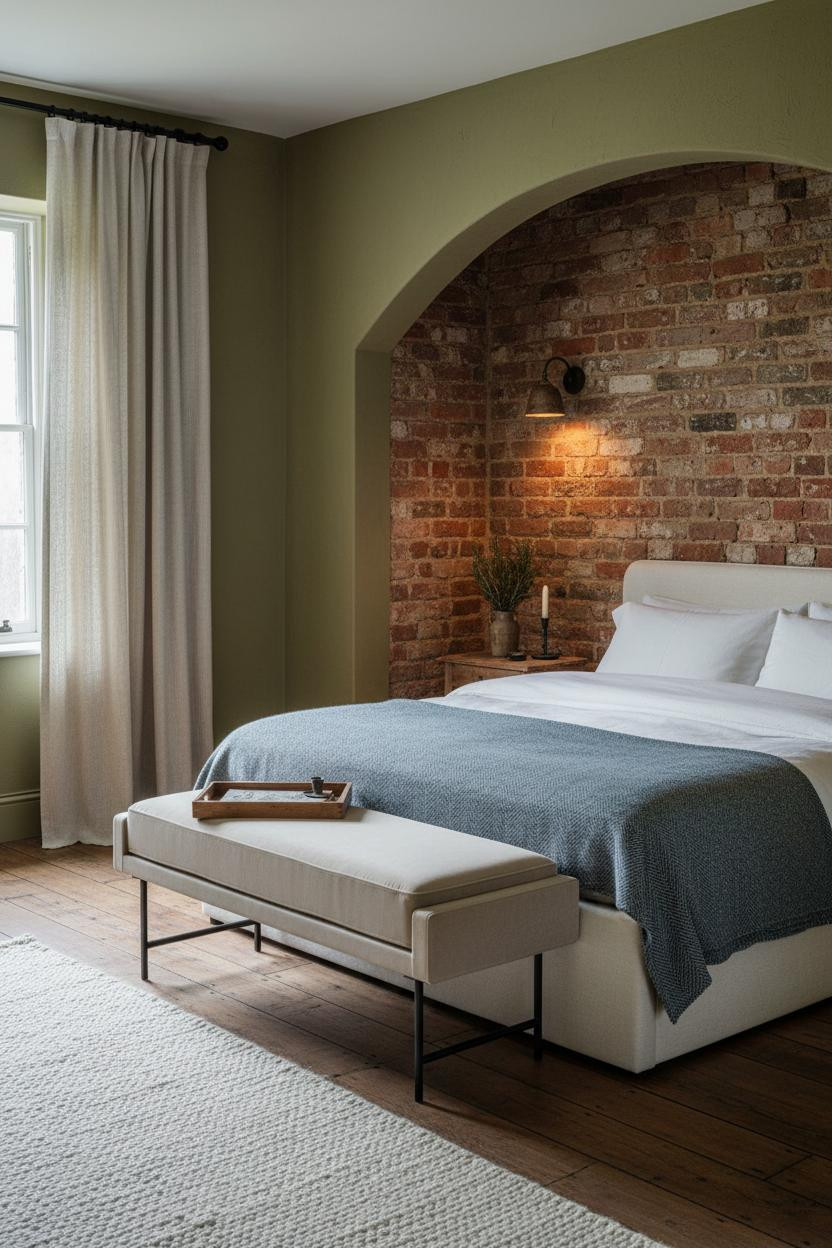 Cozy Cottage Bedroom Vintage English Alcove