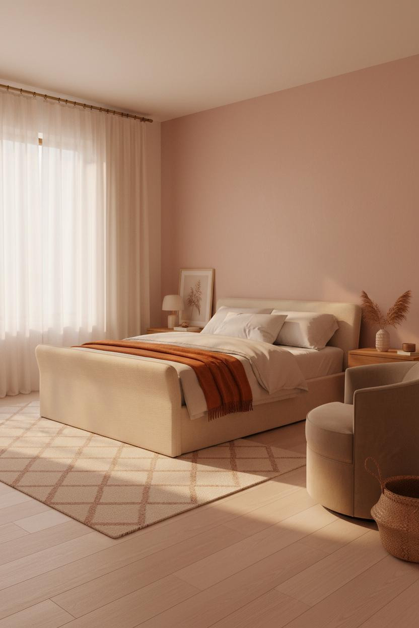 Cozy Girly Bedroom Blush Pink Aesthetic