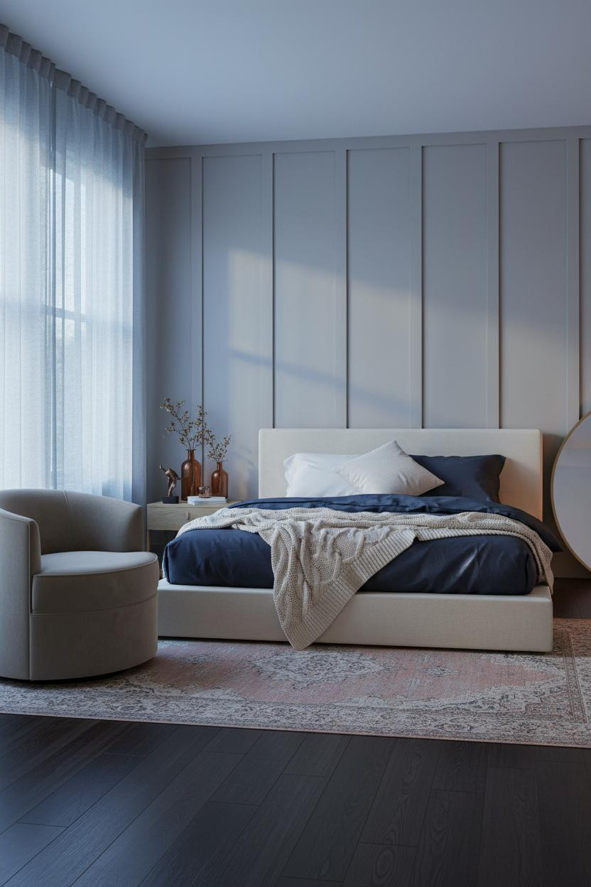 Cozy Girly Bedroom Grey Pink Aesthetic