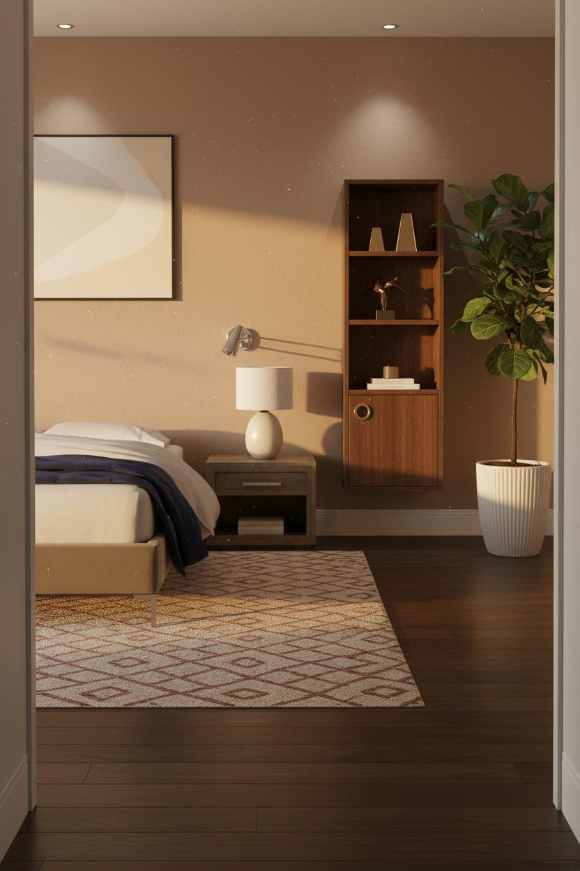 CPAP Nightstand Narrow Wall Mounted Cabinet