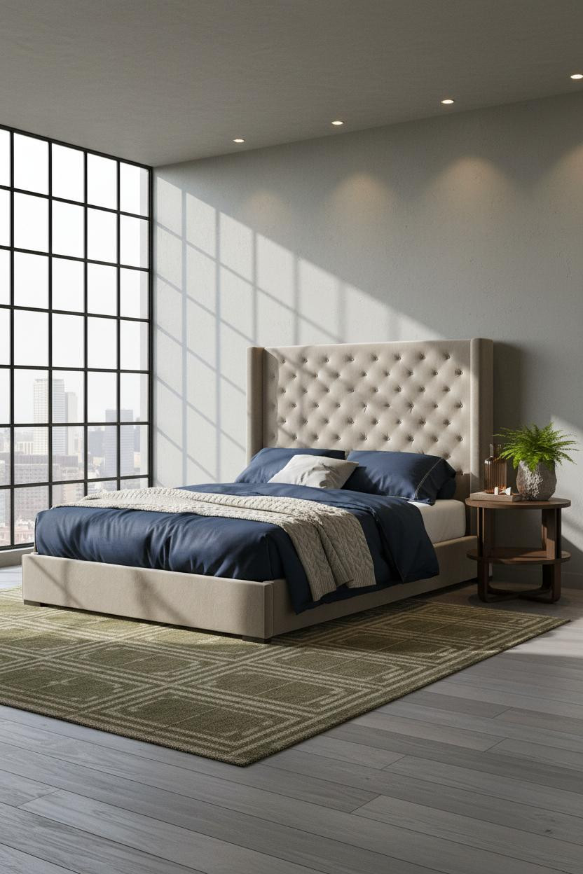 Earthy Bedroom Sage Green Warm Neutral