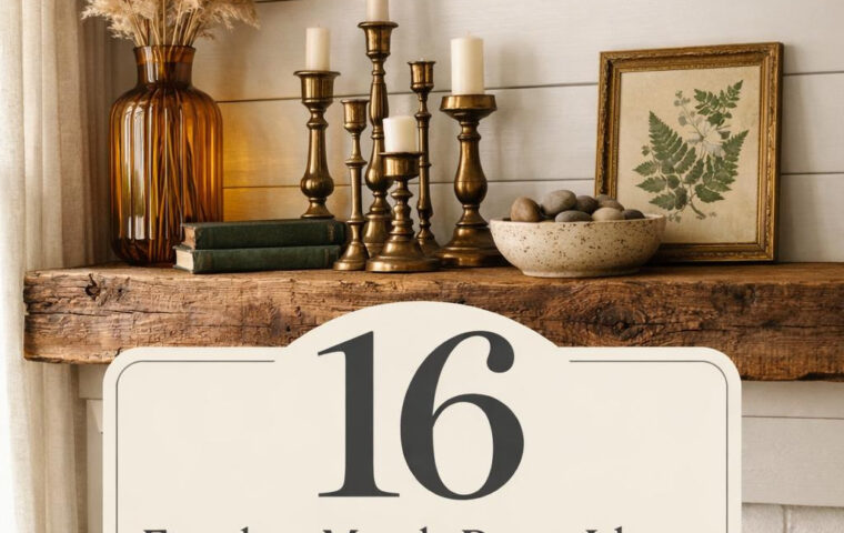 16+ Fireplace Mantle Decor Ideas That Feel Like a Magazine Spread