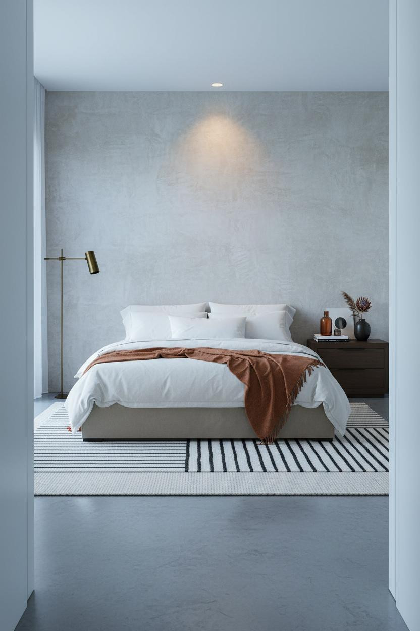 Floating Bed Frame Coastal Modern Bedroom