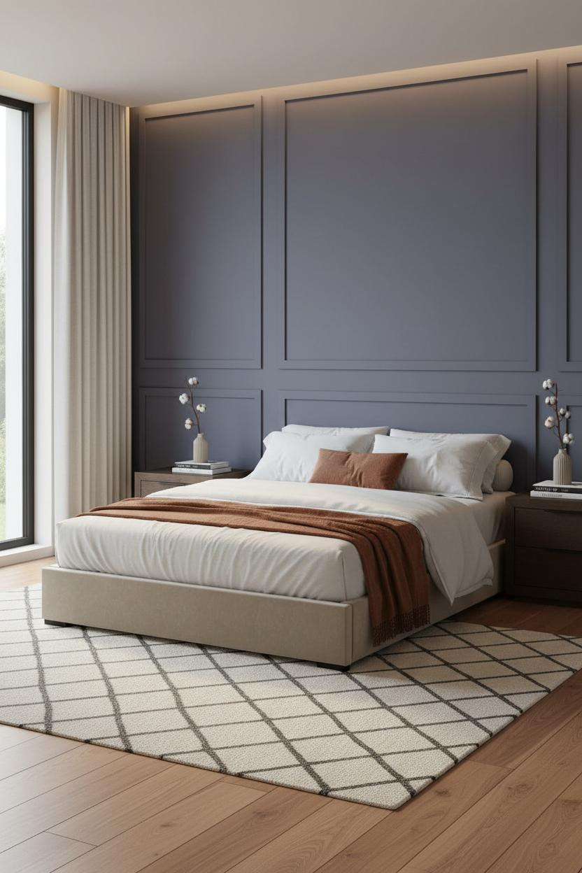 Floating Bed Frame MCM Platform Bedroom