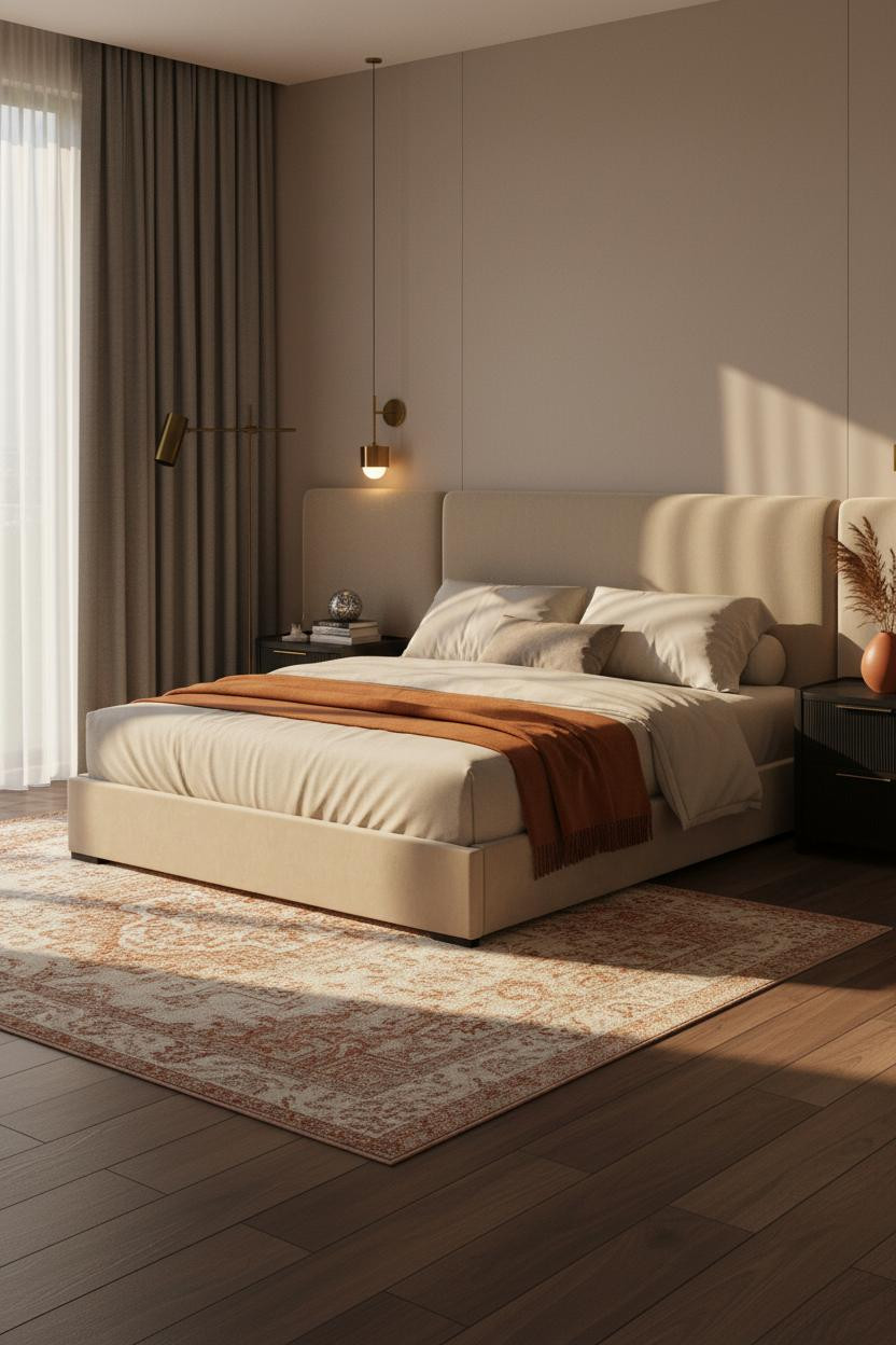 Floating Bed Frame Modern Bedroom Design