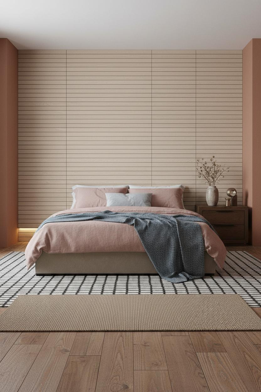 Floating Bed Frame Oak Platform Bedroom