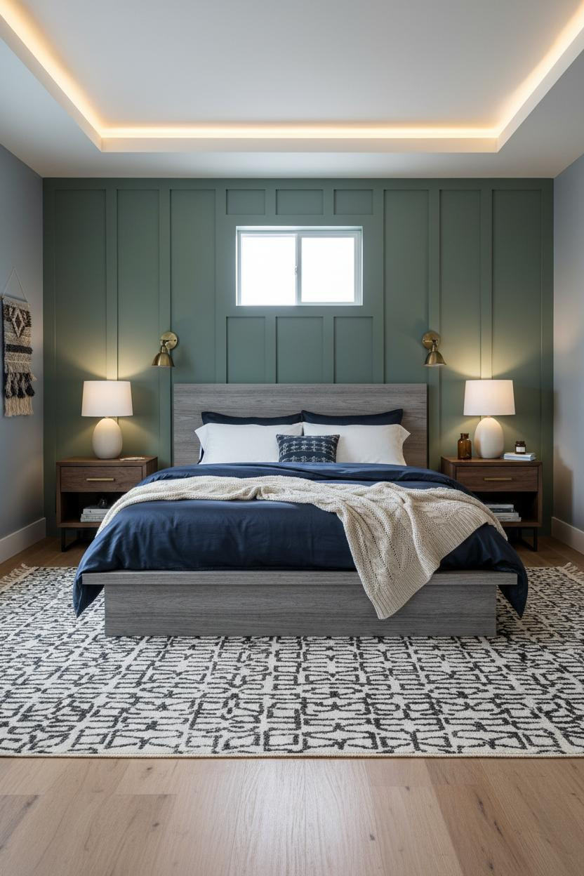 Grey Bed Frame Bedroom Ideas Sage