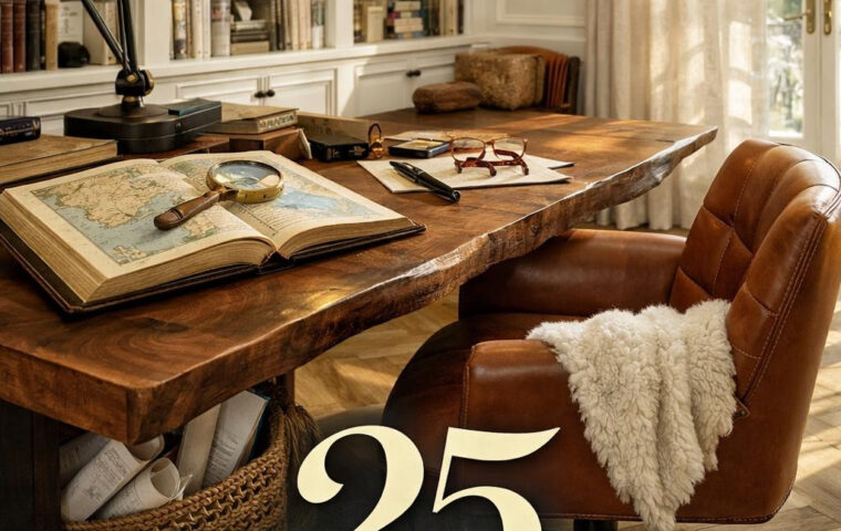 25+ Home Office Library Ideas That Feel Like a Magazine Spread