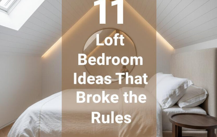 11+ Loft Bedroom Ideas That Make Low Ceilings Feel Intentional