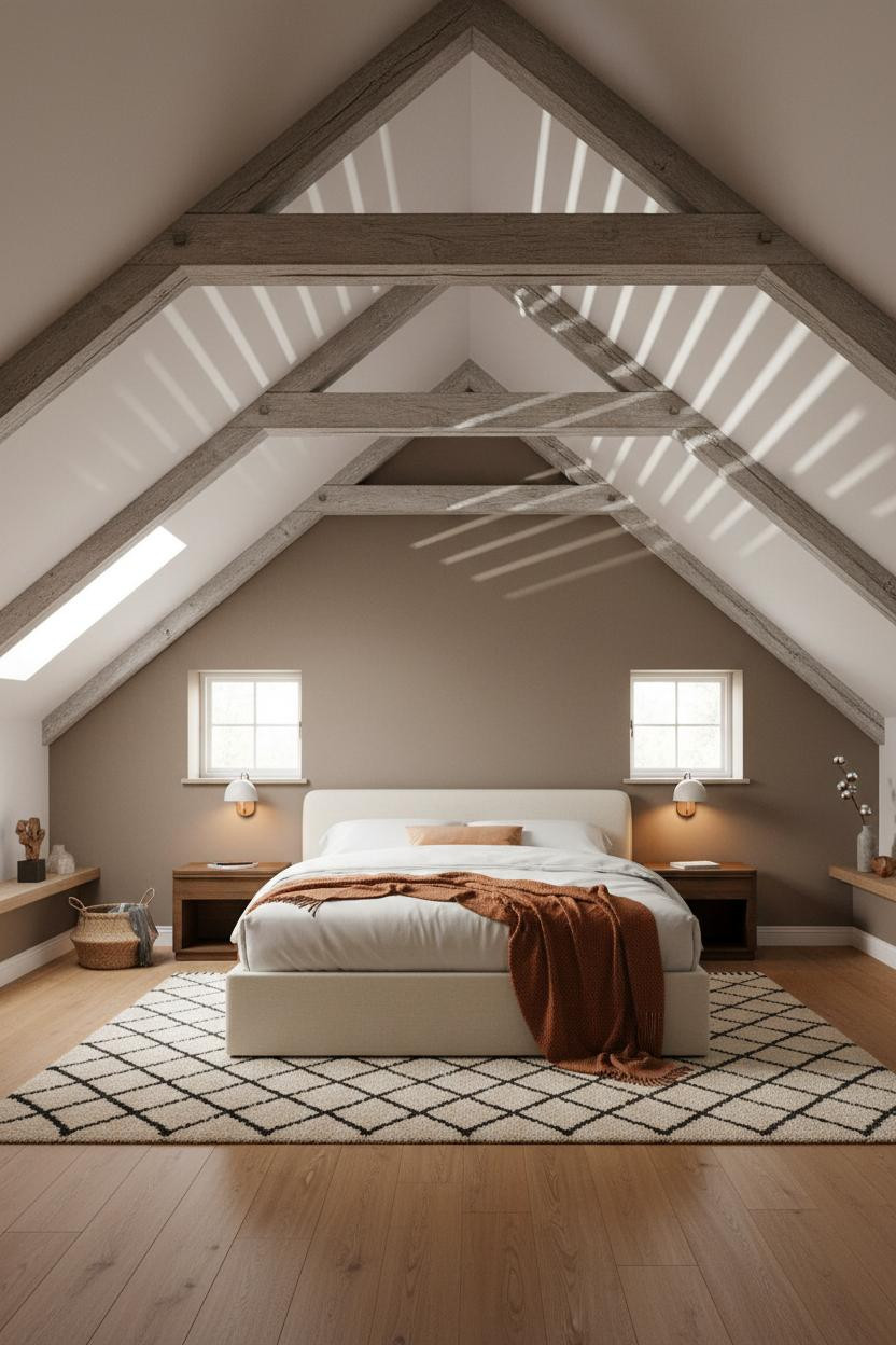 Low Ceiling Attic Bedroom Dormer Windows