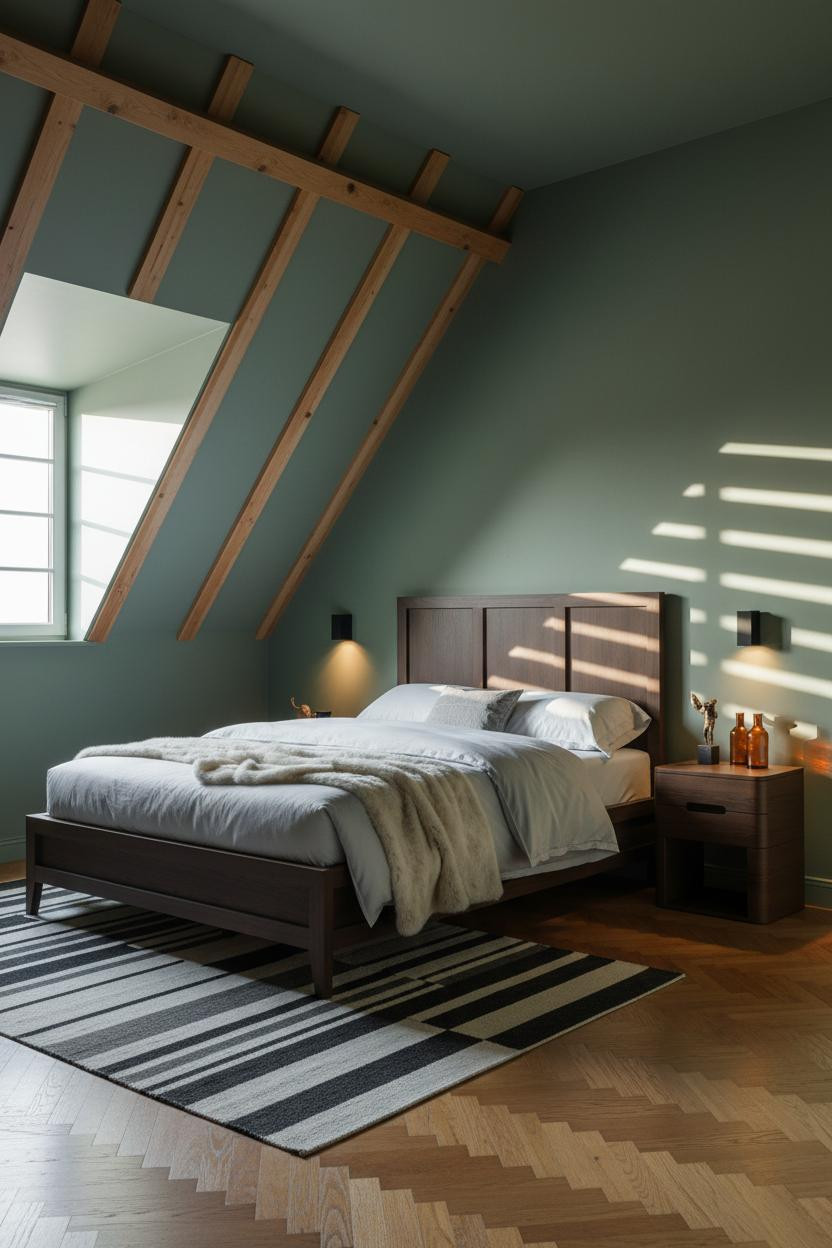Low Ceiling Attic Bedroom Slanted Walls Dormer