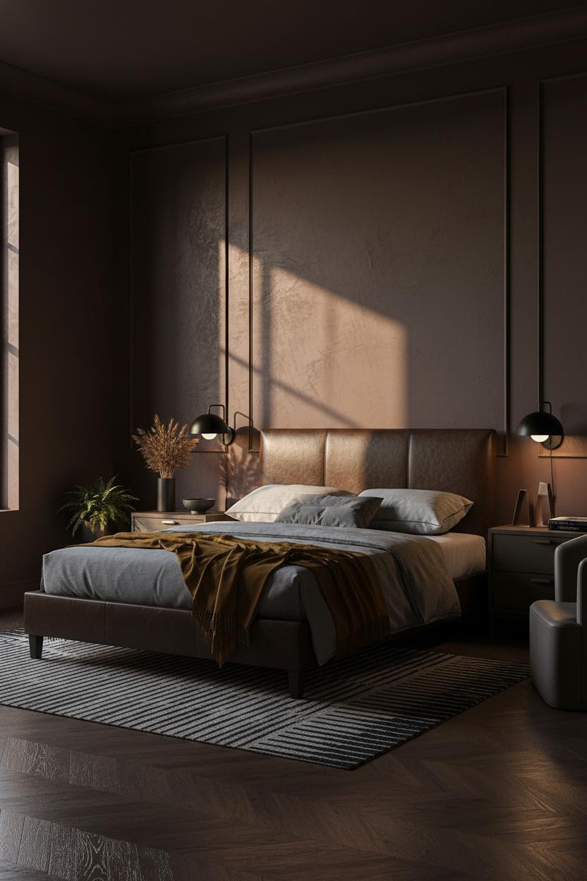 Luxury Black Bedroom Modern Dark Master