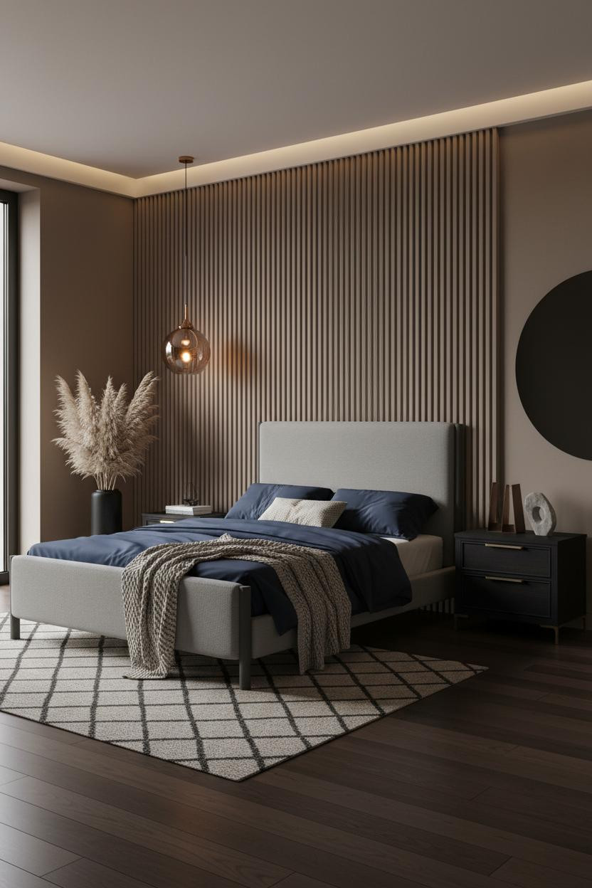 Luxury Black Bedroom Modern Master Suite