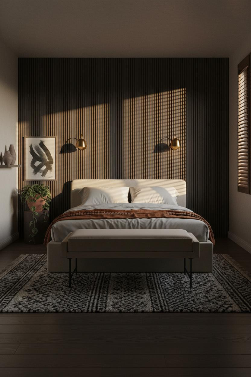 Luxury Kids Bedroom Japandi Dark Oak