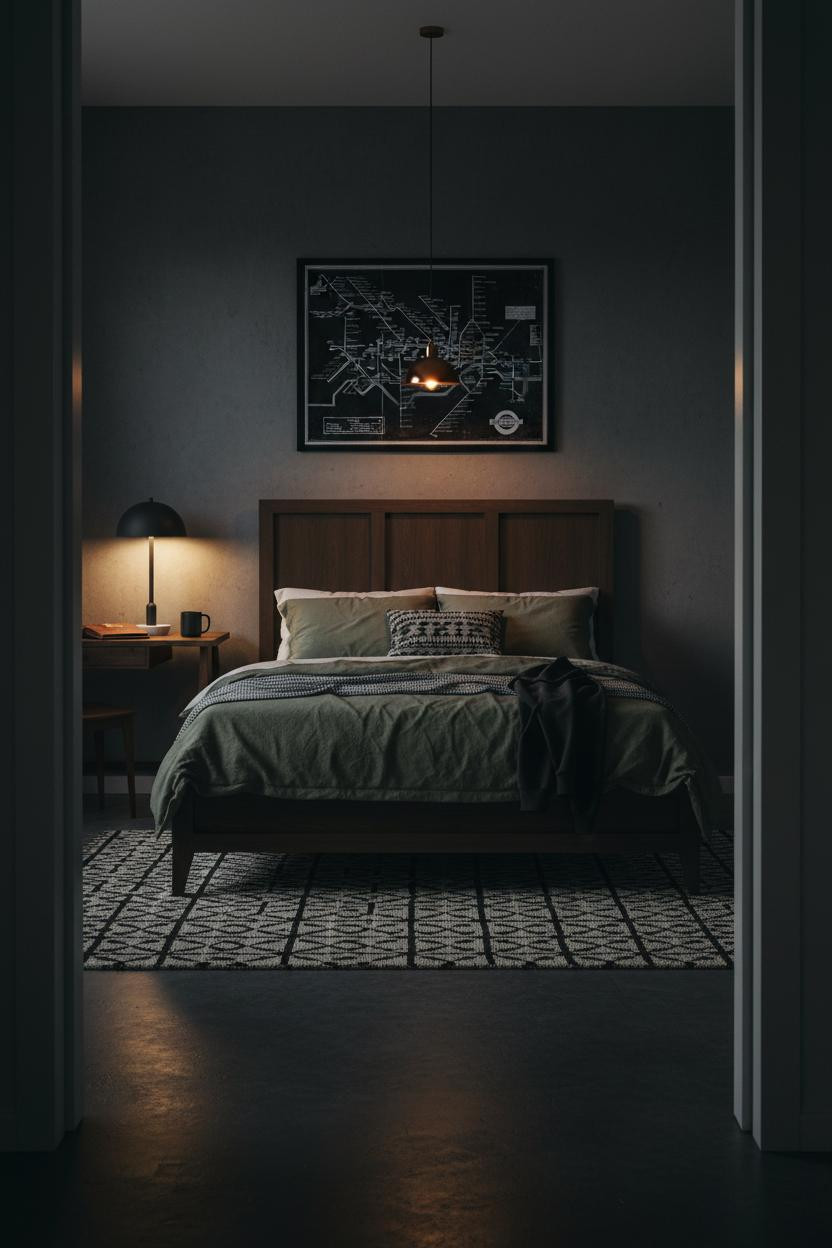 Men Bedroom Industrial Pendant Lighting