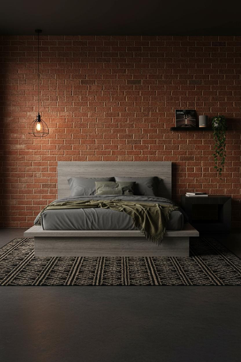 Men Bedroom Moody Industrial Hypebeast