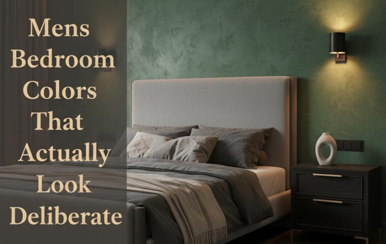 15+ Mens Bedroom Colors That Actually Make the Room Feel Intentional