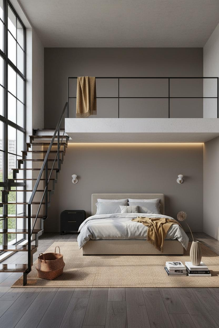 Mezzanine Bedroom Loft Platform Design