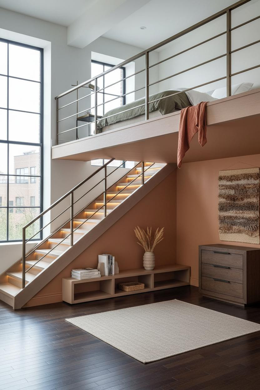 Mezzanine Bedroom Loft Platform Design