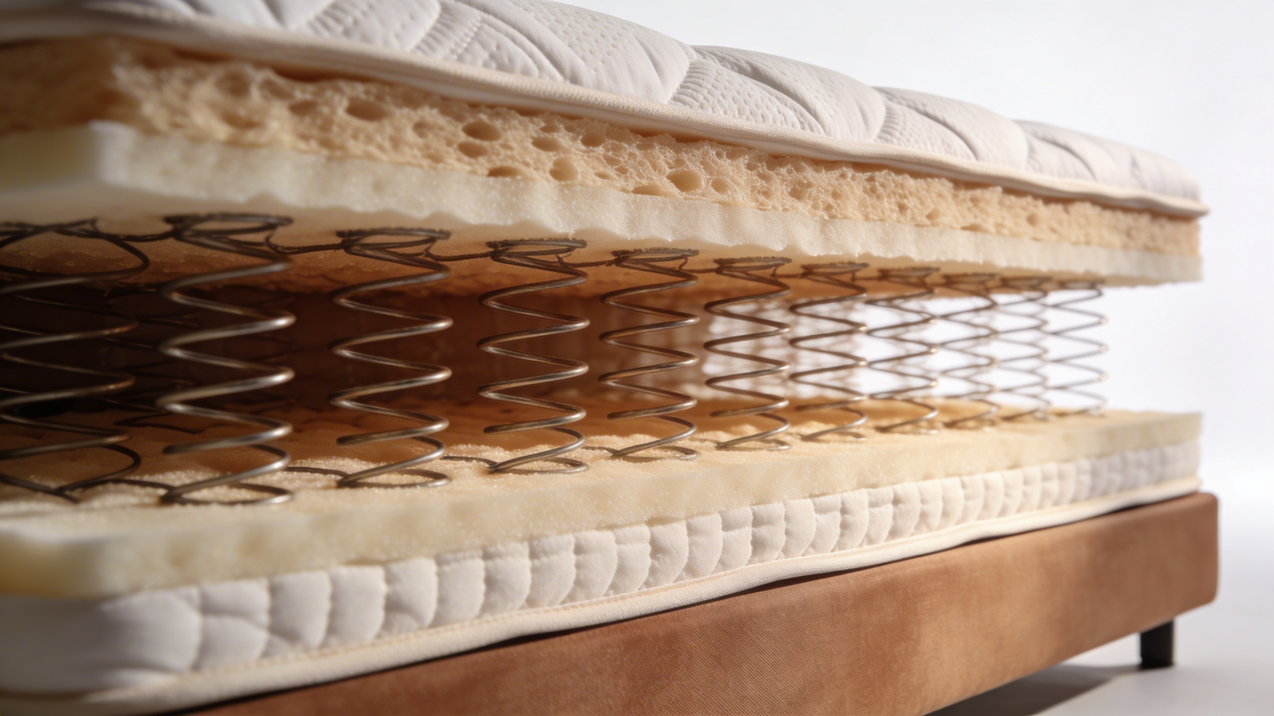 Mattress with thick support layers providing support for heavy sleepers