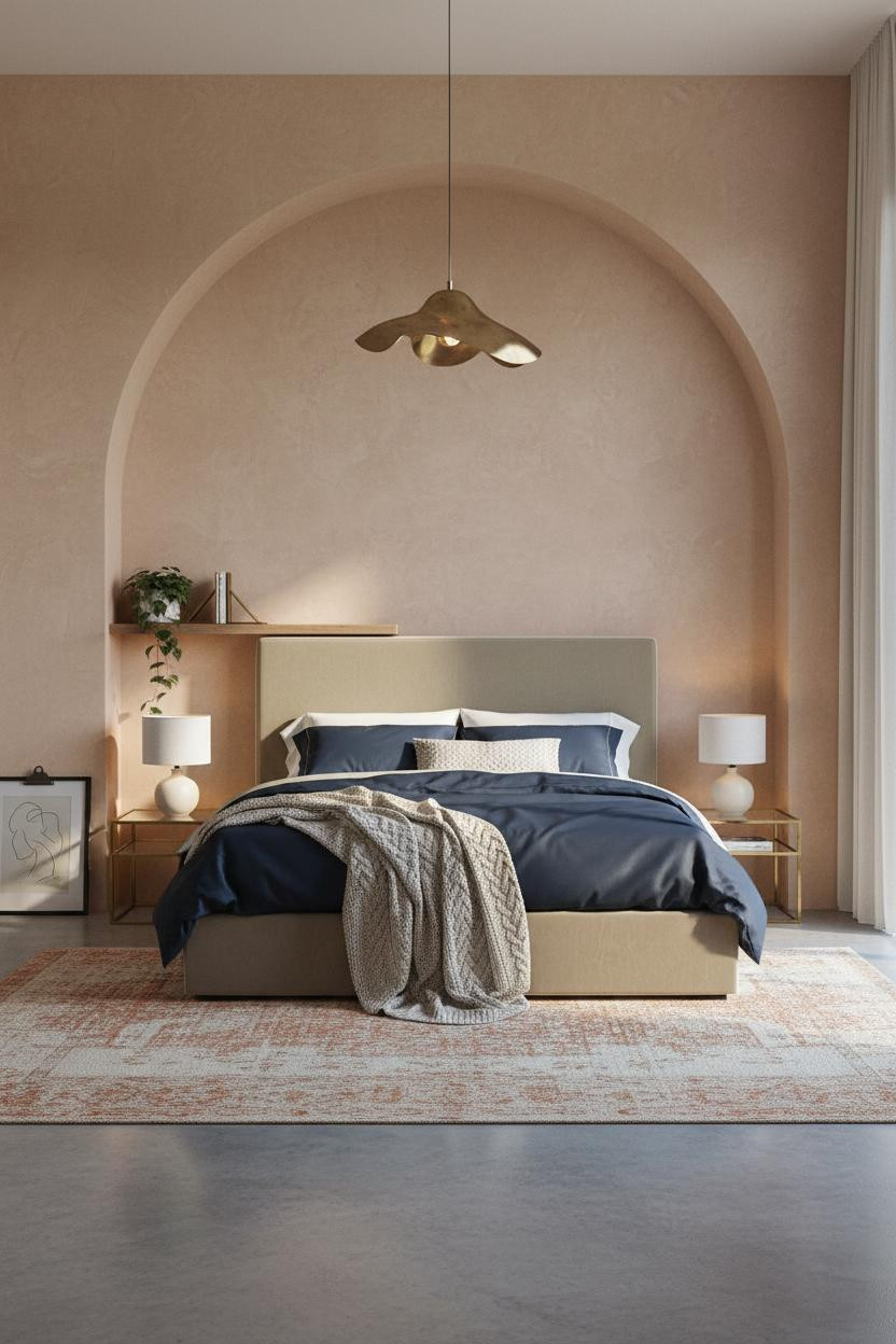 Modern Luxury Bed Design Coastal Bedroom