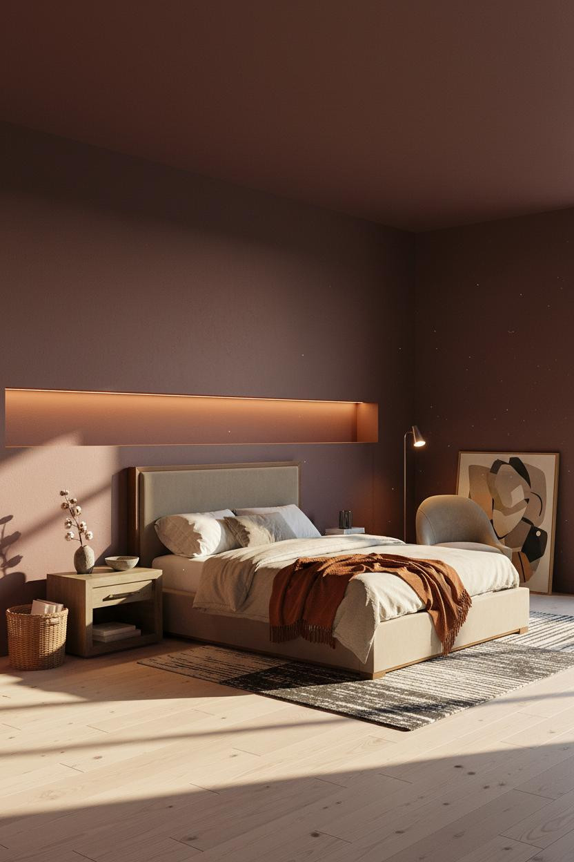 Modern Luxury Bedroom Industrial Minimal Master