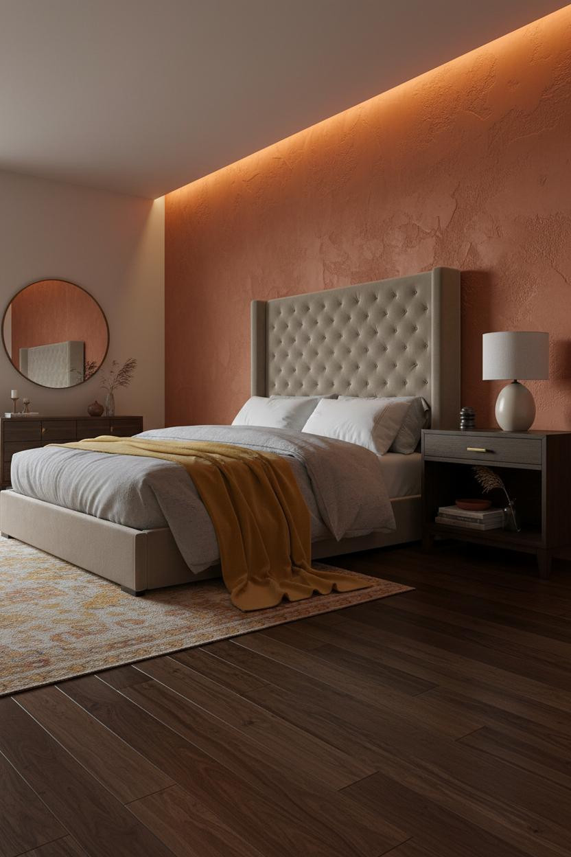 Modern Nightstand Contemporary Bedside Lamp