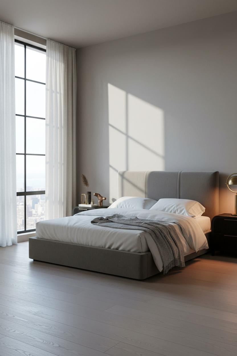 Modern Nightstand Minimalist Bedroom Design