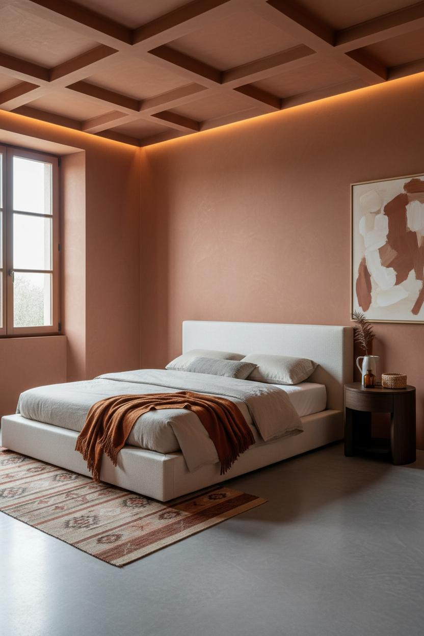 New Bed Designs Mediterranean Coffered Ceiling