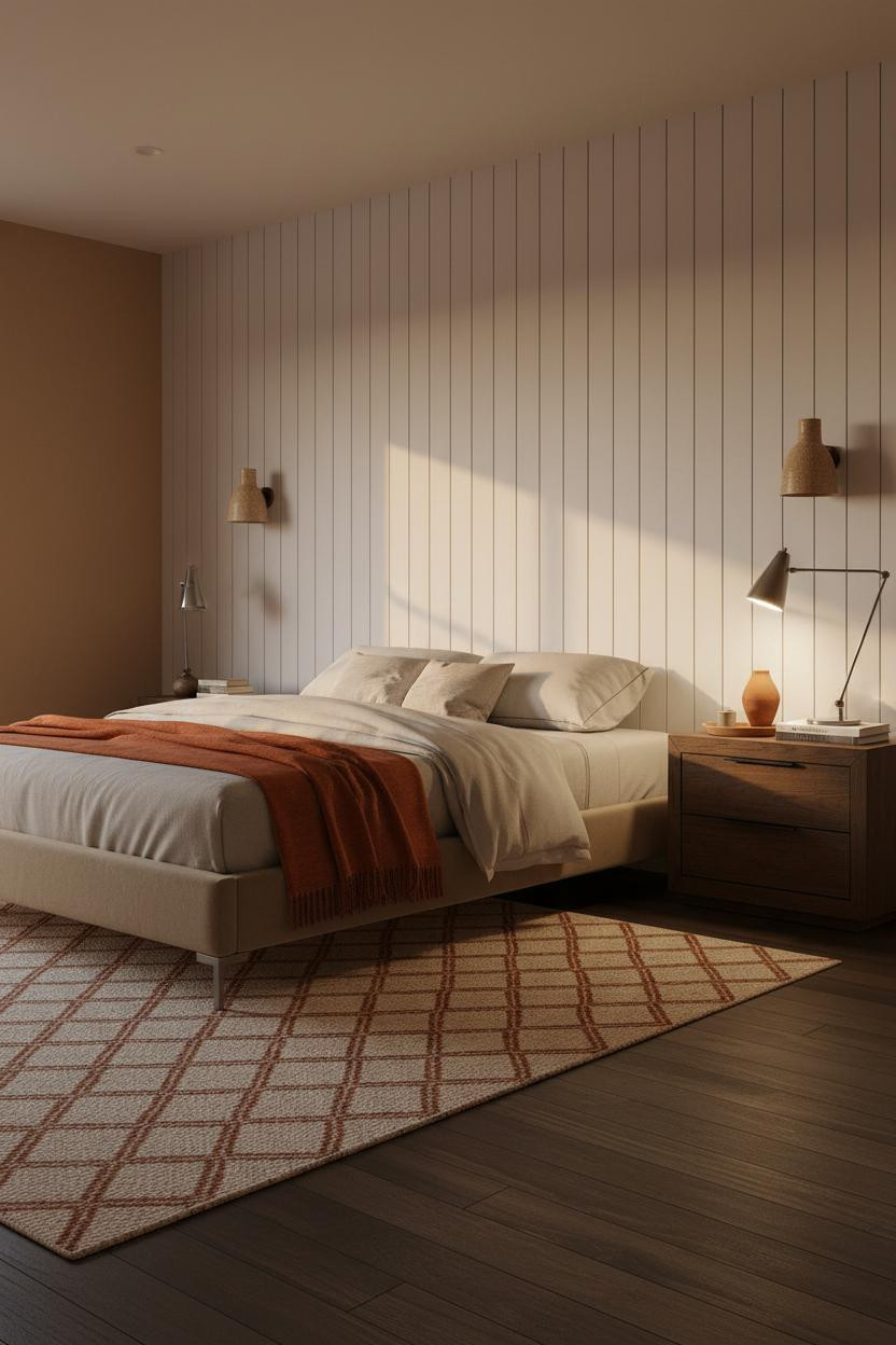 Platform Bed Farmhouse Shiplap Bedroom