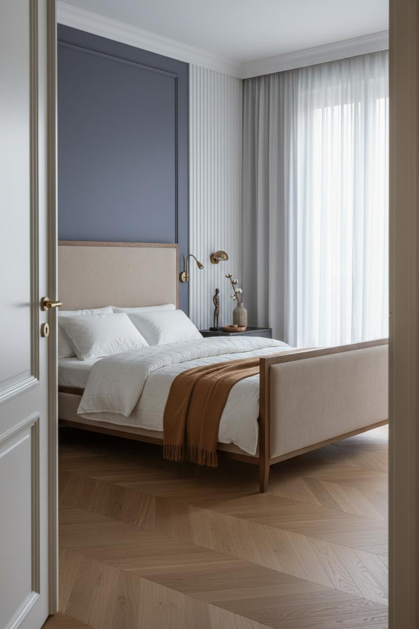 Quiet Luxury Bedroom Parisian Fluted Plaster