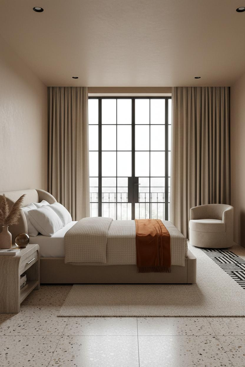 Rich Bedroom Luxury Crittall Window Master