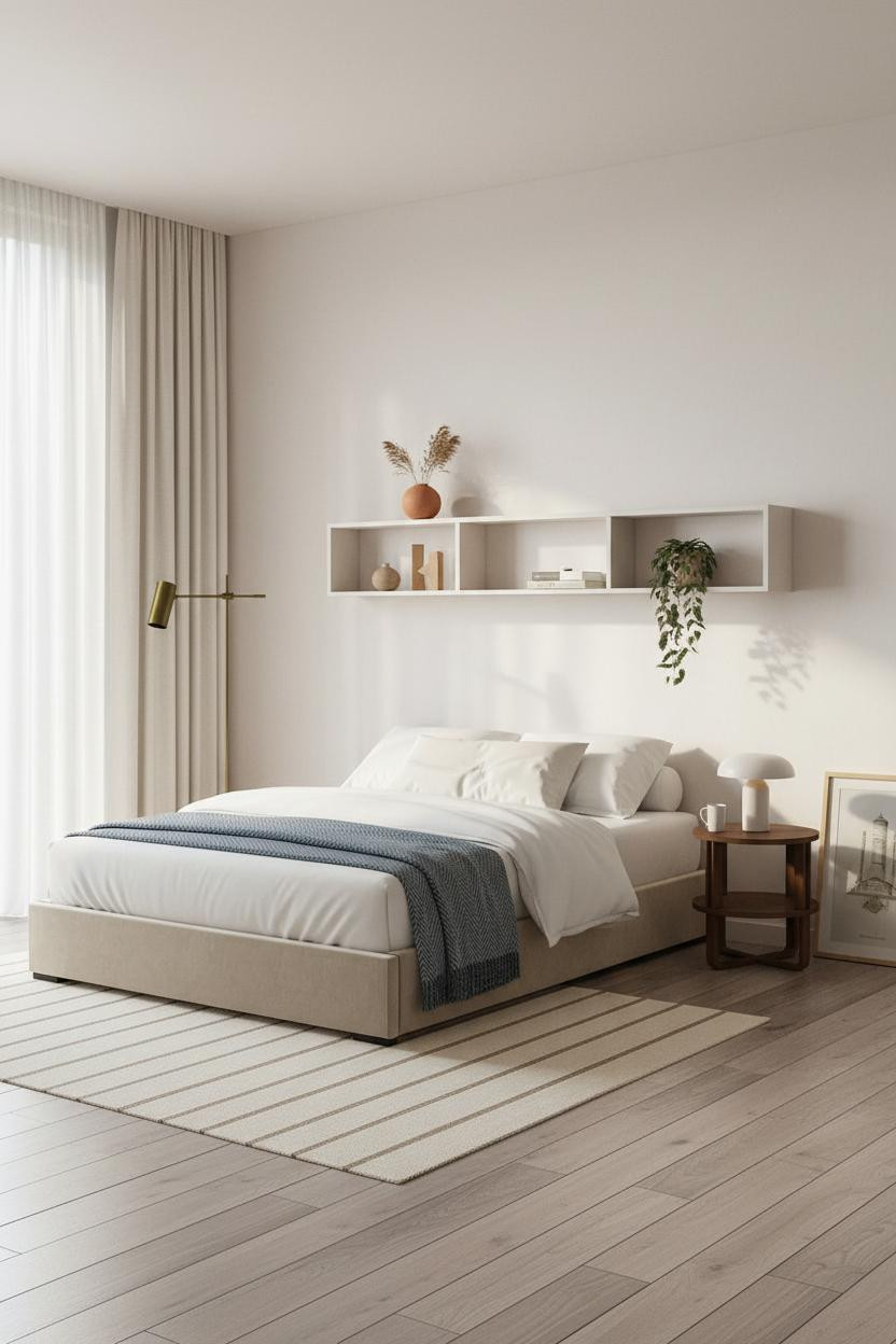 Simple Bedroom Small Rooms Scandi Minimalist