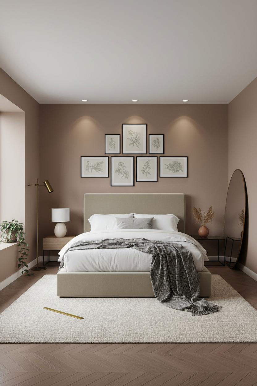 Single Bed Design Gallery Wall Headboard