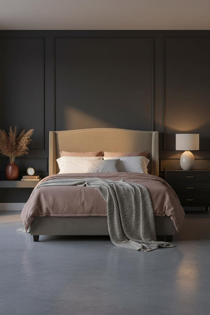 Single Bed Design Modern Headboard Small Room