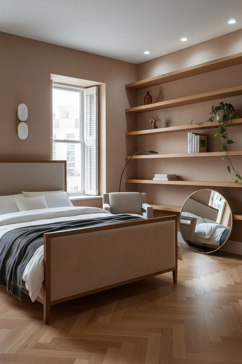 Single Woman Bedroom Botanical Modern