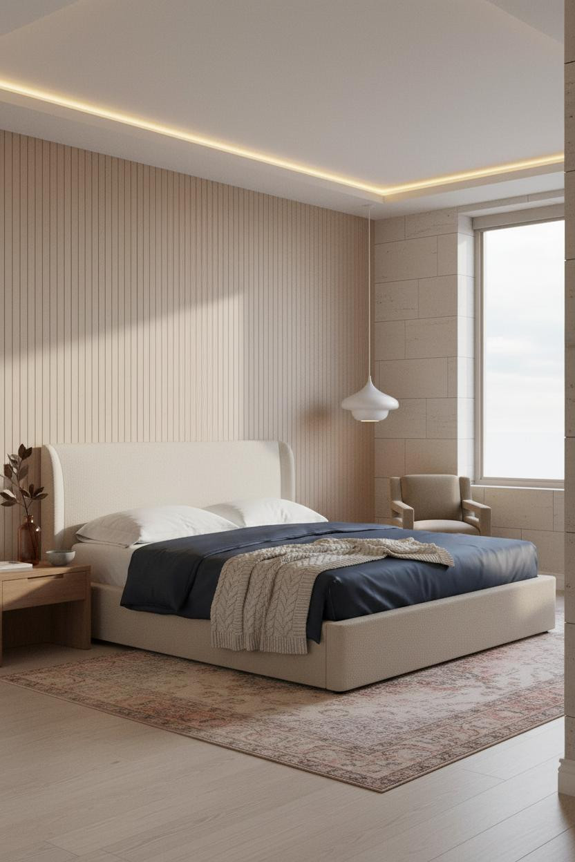 Single Woman Bedroom Coastal Modern