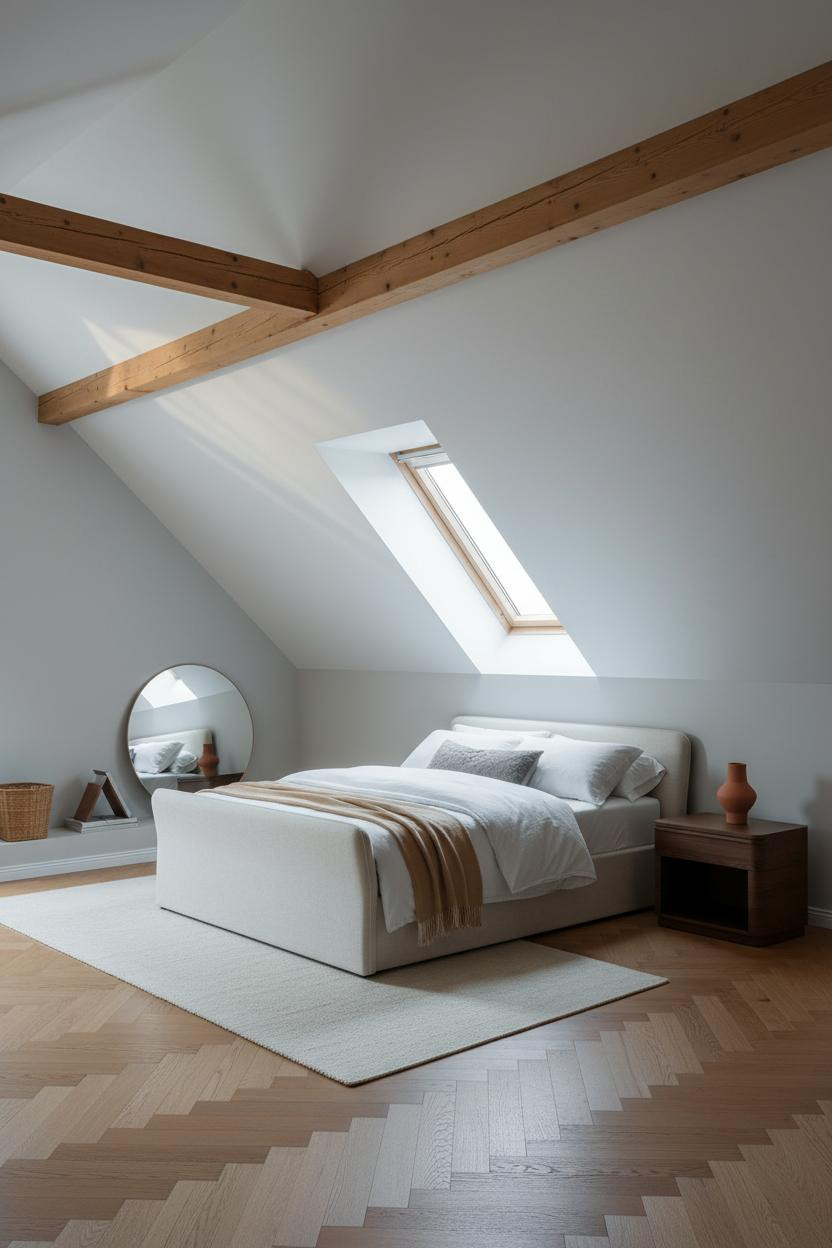 Sloped Ceiling Bedroom Angled Roof Attic