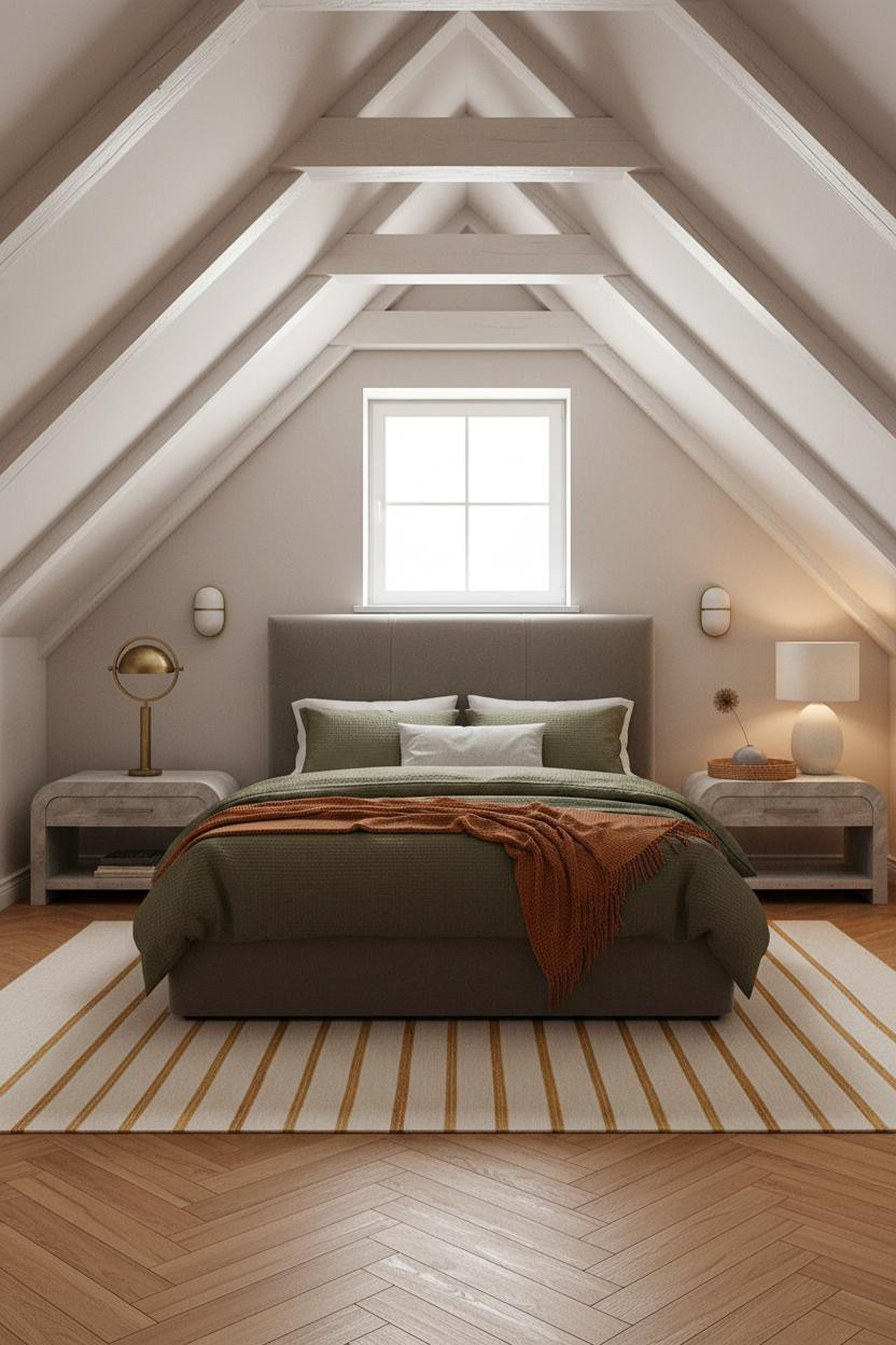 Sloped Ceiling Bedroom Angled Walls Attic