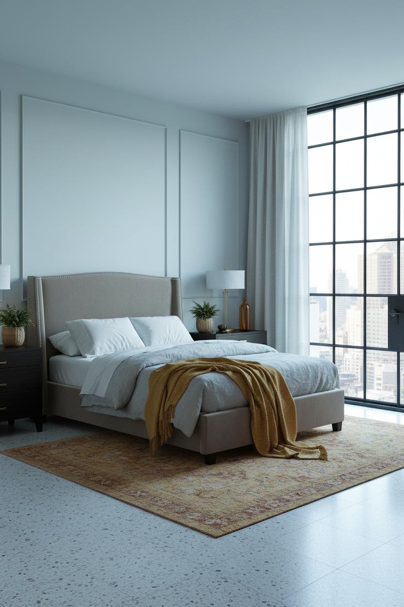 Small Bedroom Boho Crittall Window