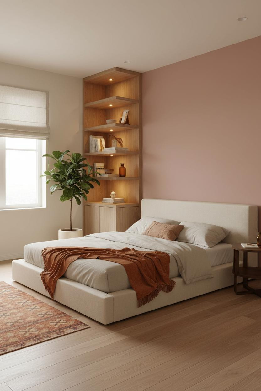 Small Bedroom Design Botanical Storage