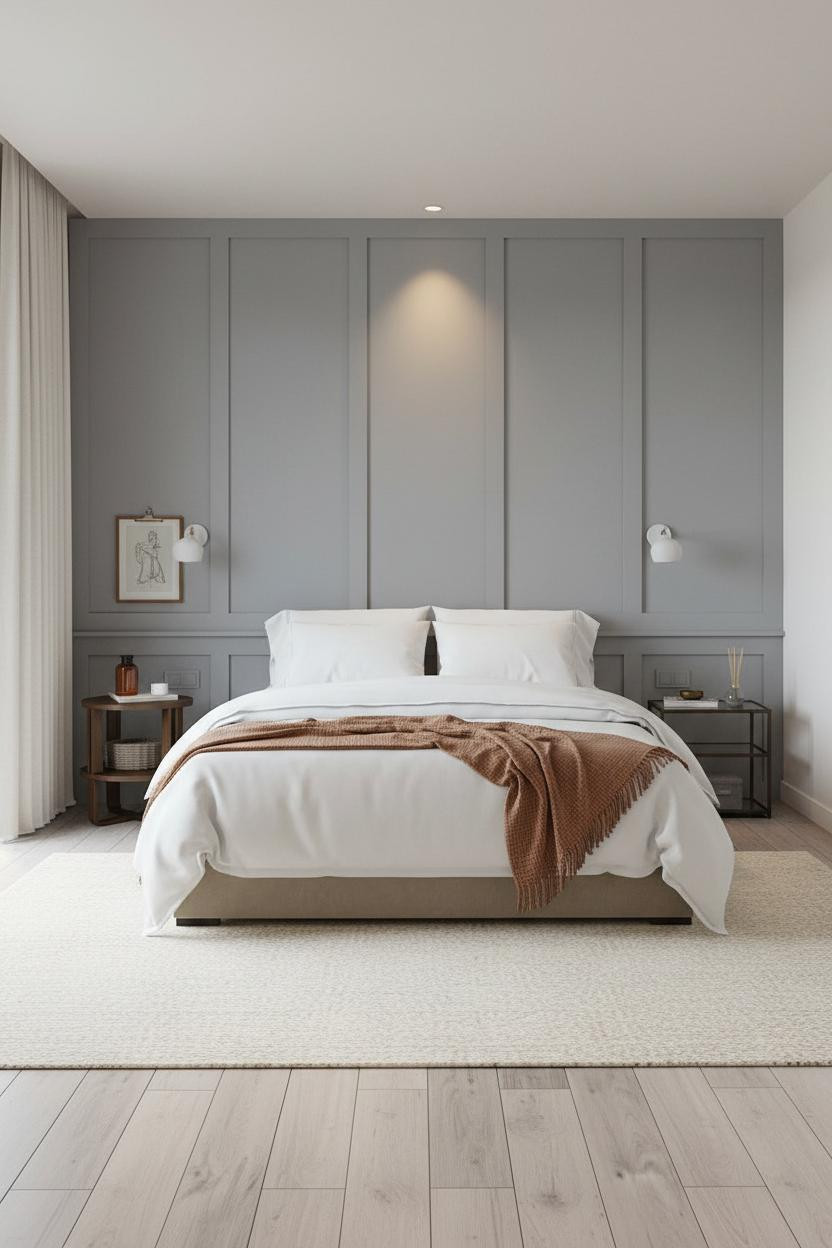 Small Bedroom Design Scandi Platform Bed