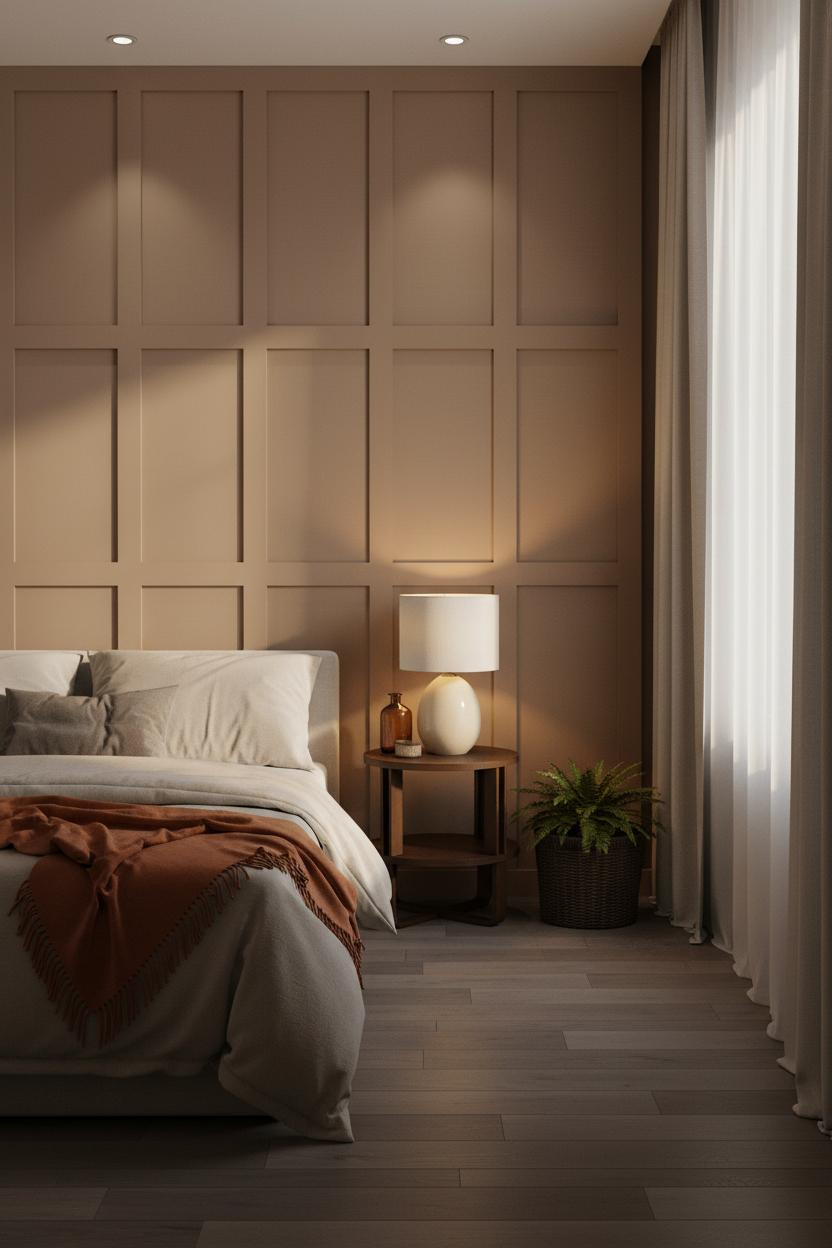 Small Nightstand Narrow Bedside Coastal