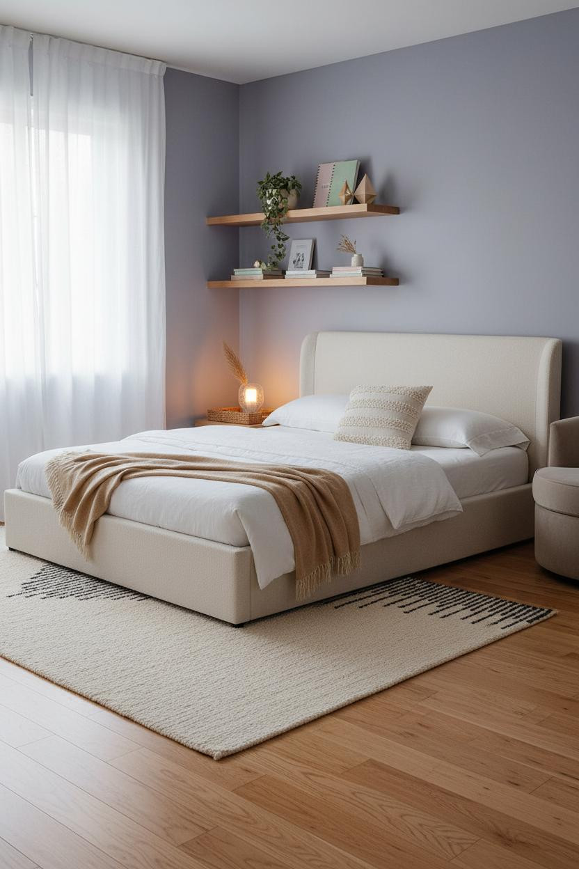 Teen Bedroom Aesthetic Scandi Floating Shelves