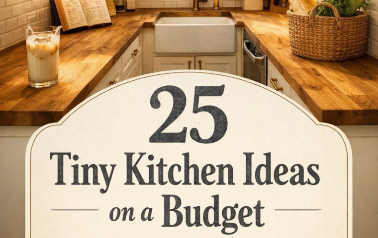 25+ Tiny Kitchen Ideas on a Budget That Don’t Look Cheap